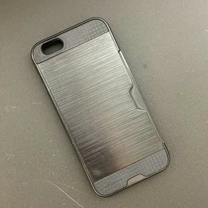 Black iPhone 6 case w/ card holder
